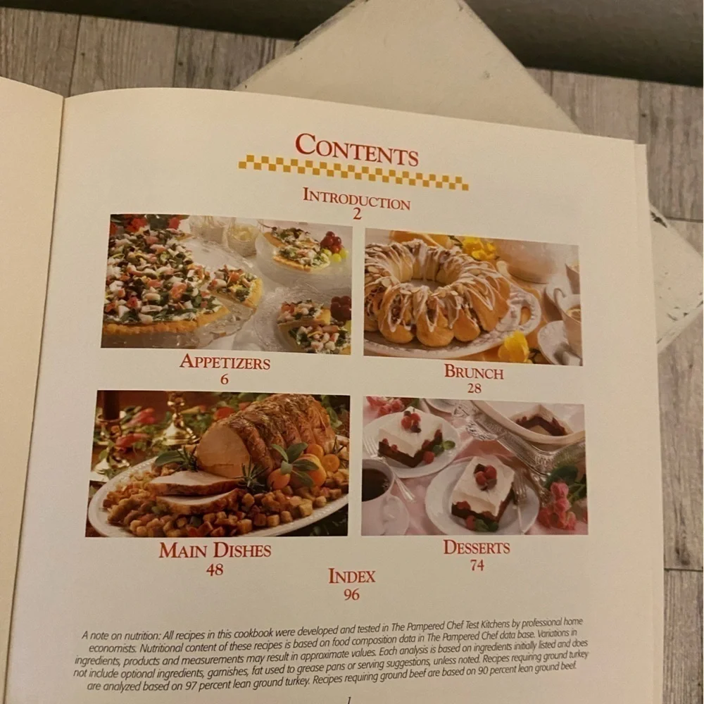 Pampered Chef Stoneware Cookbook